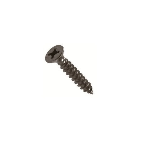 Newport Fasteners Wood Screw, #9, 1-3/4 in, Plain Case Hardened Steel Flat Head Phillips Drive, 4000 PK 733746-4000